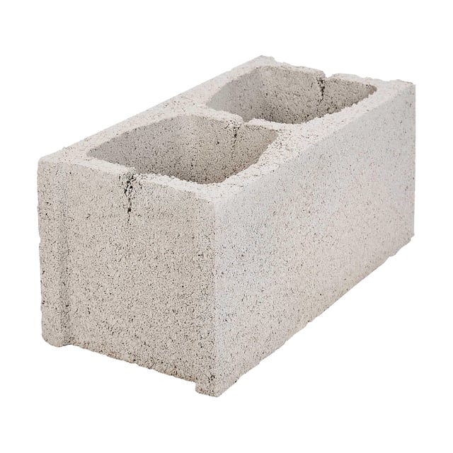 BLOQUE DE HORMIGÓN GRIS 40X20X15 CM