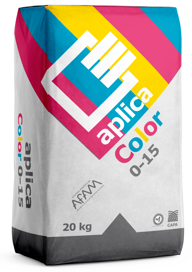 CEMENTO JUNTA APLICACOLOR  CAPA 20KG BLANCO
