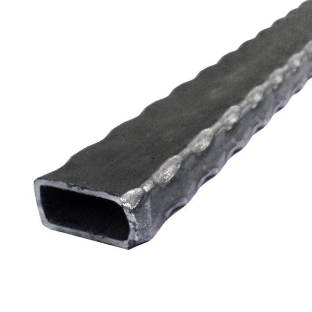 TUBO RECTANGULAR HIERRO FORADO MARTILLADO 40X20MM. 3 M