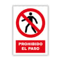SEÑAL CARTEL PROHIBIDO EL PASO 1UD - 1