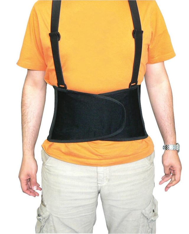FAJA LUMBAR VELCRO CON TIRANTES TXL