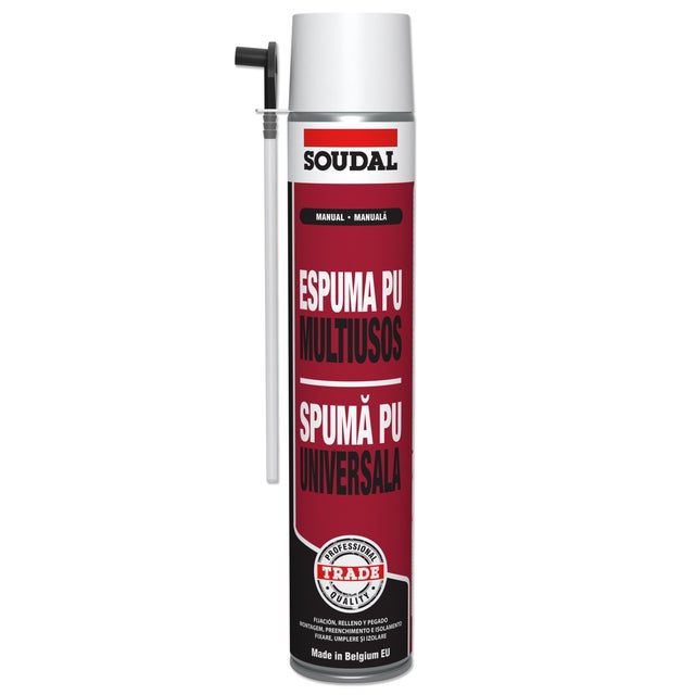 ESPUMA DE POLIURETANO  MULTIUSO MANUAL 750 ML