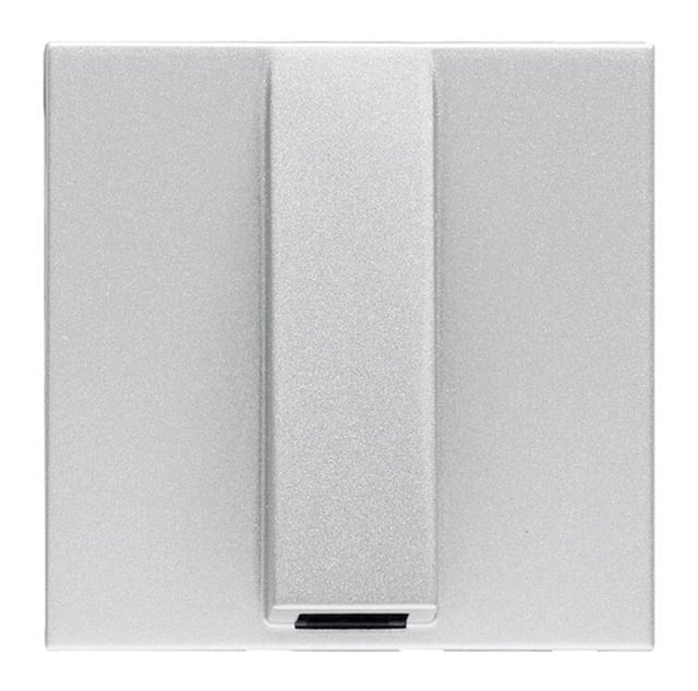 SALIDA CABLES ANCHO SERIE ZENIT PLATA