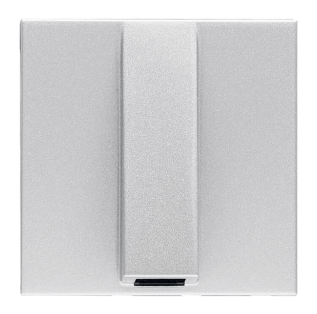 SALIDA CABLES ANCHO SERIE ZENIT PLATA - 1