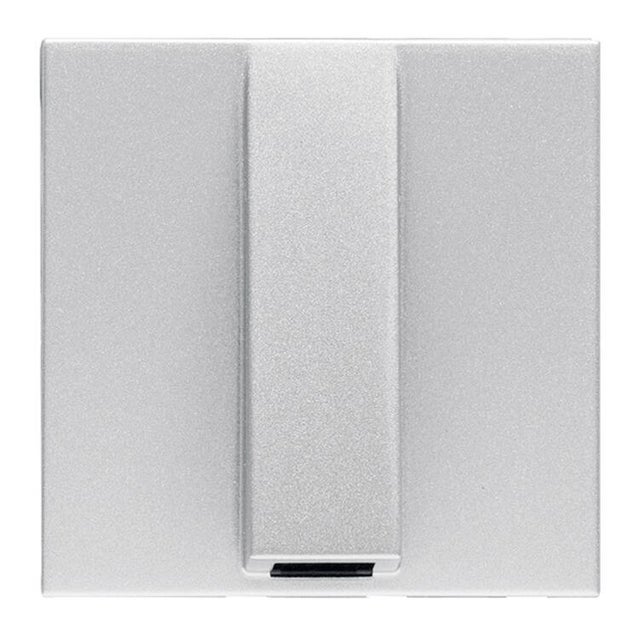 SALIDA CABLES ANCHO SERIE ZENIT PLATA