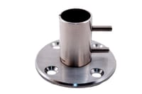 ANCLAJE POSTE A SUELO ACERO INOXIDABLE - 1