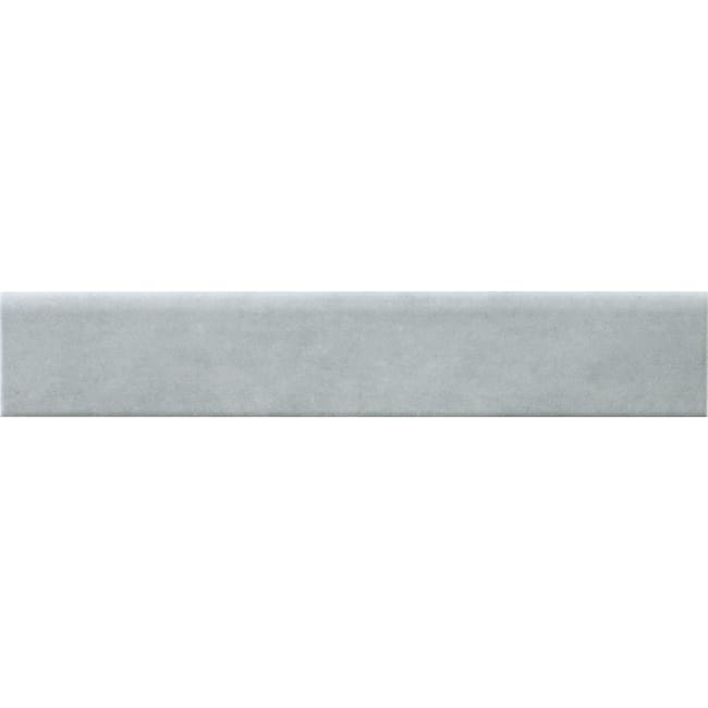 RODAPIE CERAMICO 8X45CM CEMENTO GRIS. PACK 4 UNIDADES. - 1