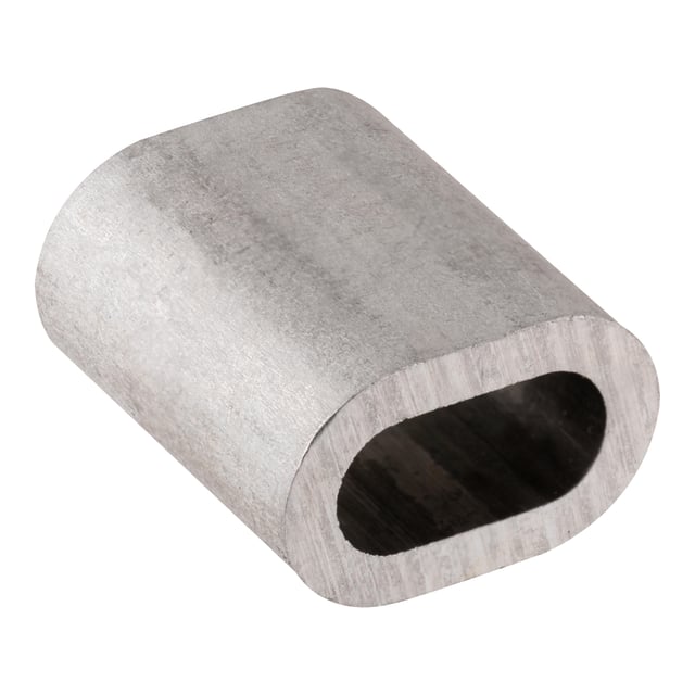 CASQUILLOS MANGUITOS ALUMINIO PARA CABLE 4 MM. 12 UDS