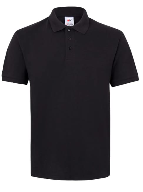 POLO MANGA CORTA NEGRO TALLA XXL VELILLA 105502 - 1