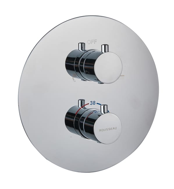 TERMOSTATICO DUCHA EMPOTRADO REDONDO - 1