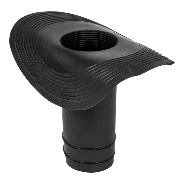 CAZOLETA EPDM SALIDA VERTICAL 110 MM