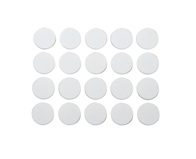 TAPA ADHESIVA PARA TORNILLO BLANCO. 40 UDS
