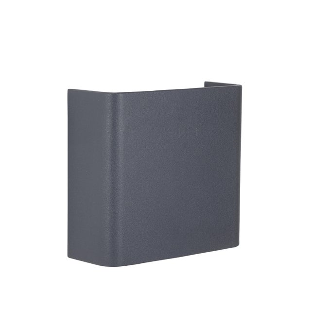 APLIQUE DE PARED LED EXTERIOR DE SUPERFICIE 2W NEGRO IP65 FOKO