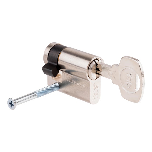 CILINDRO SEGURIDAD  ANTIBUMPING 30X10MM. PUNTOS LEVA 15MM NIQUEL YL6 YALE