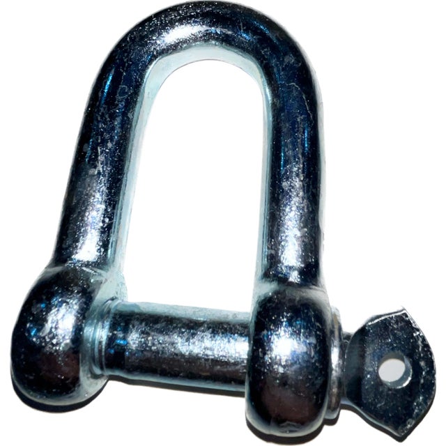 GRILLETE RECTO CON PASADOR GALVANIZADO 18 MM.
