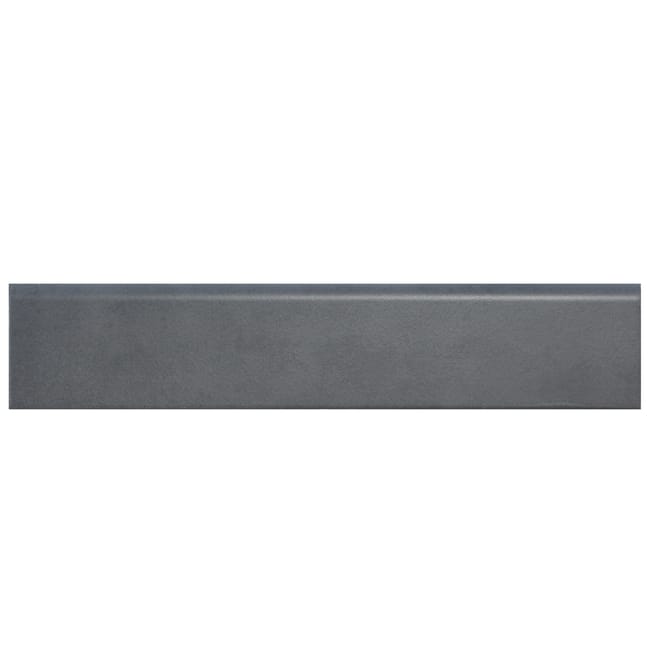 RODAPIE CERAMICO 8X45CM CEMENTO GRIS OSCURO. PACK 4 UNIDADES. - 1