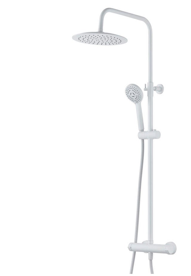 COLUMNA DE DUCHA MONOMANDO TECNOCAL BLANCO