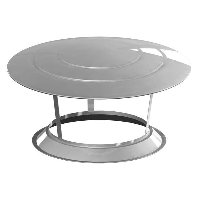 SOMBRERETE PARED DOBLE Ø125MM INOX 304 