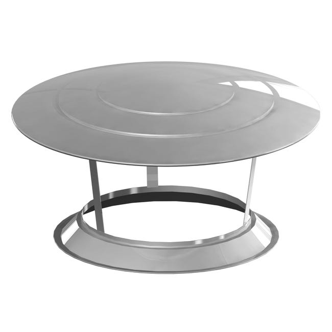 SOMBRERETE PARED DOBLE Ø125MM INOX 304  - 1