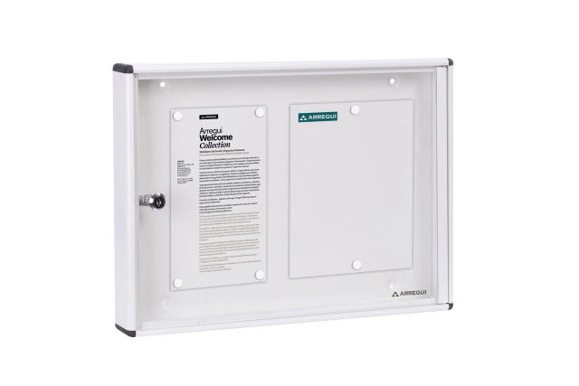 TABLON DE ANUNCIOS 350 X 480  MM. BLANCO ARREGUI