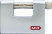 CANDADO DE SEGURIDAD PARA PUERTA 95MM DE ACERO CON 5 LLAVES ABUS - 1