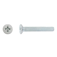 TORNILLOS MÉTRICOS AVELLANADOS PARA METAL CINCADOS 6X40MM. 200UDS - 1