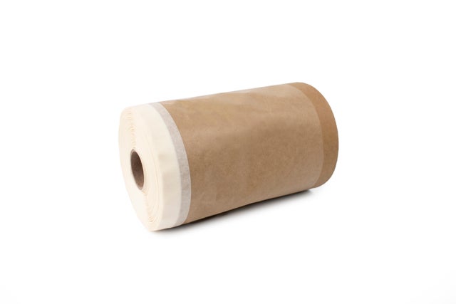 ROLLO PAPEL CON CINTA RECICLADO 15CM X 45M