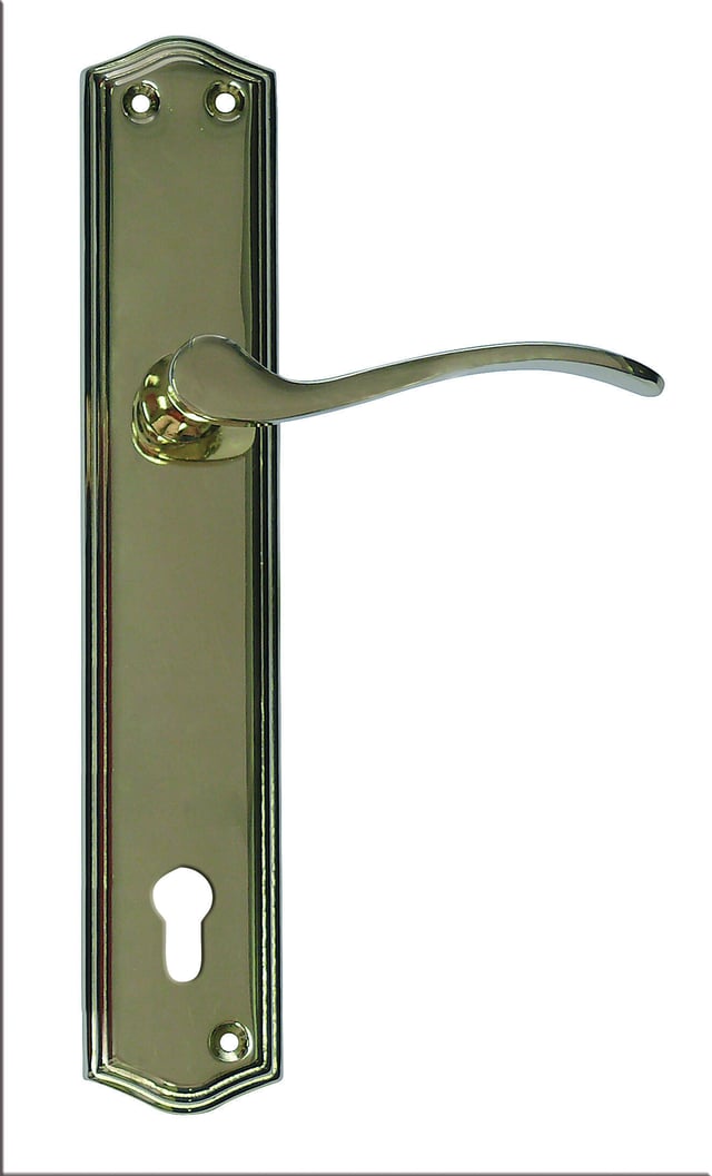 JUEGO DE MANILLA PLACA CON BOCALLAVE 47  MM LATONADA CLASSIC