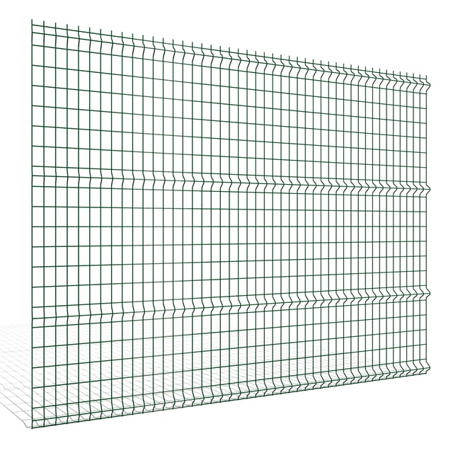 PANEL METÁLICO ELECTROSOLDADO PLASTIFICADO VERDE 2X2,50 M