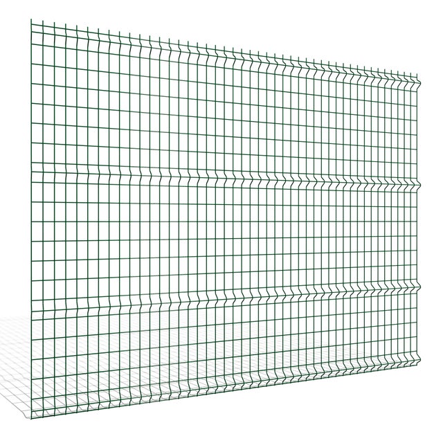 PANEL METÁLICO ELECTROSOLDADO PLASTIFICADO VERDE 1,5X2,50 M