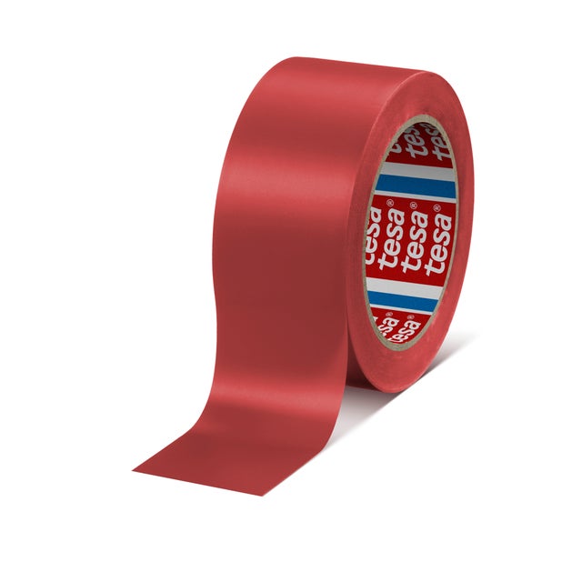 CINTA ADHESIVA SEÑALIZACIÓN SUELOS ROJO 50 MMX33 M