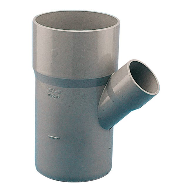 DERIVACIÓN CON REDUCCIÓN 45º Ø110X50MM MACHO-HEMBRA - 1