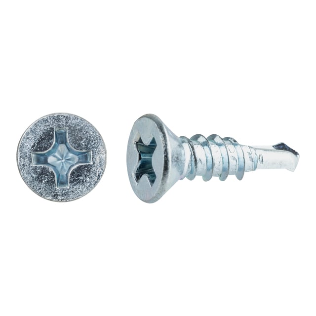 TORNILLOS ROSCA CHAPA PARA METAL CINCADOS 3,9X25MM. 250UDS