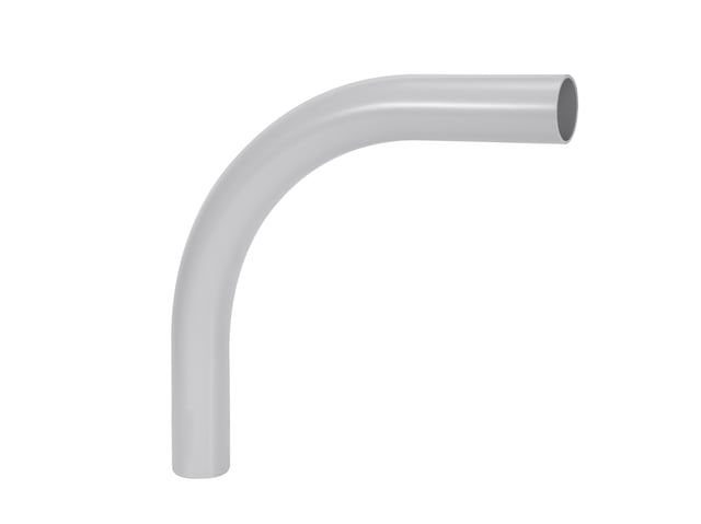 CURVA PVC ENCHUFABLE Ø40MM GRIS