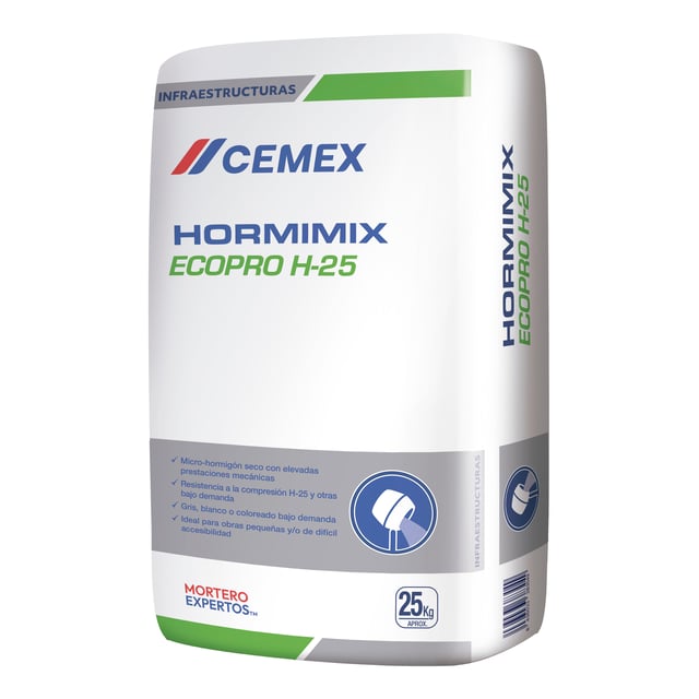HORMIGÓN SECO H-25 CEMEX 25 KG