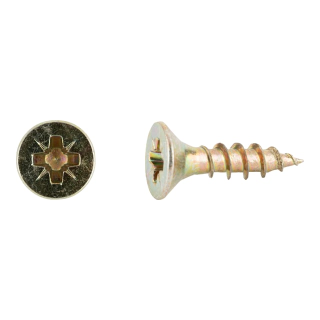 TORNILLOS TIRAFONDO PARA MADERA BICROMATADOS 4X16MM. 500UDS
