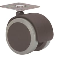 RUEDA MUEBLES 50MM POLIURETANO. HASTA 50KG. LLANTA PLÁSTICO - 1