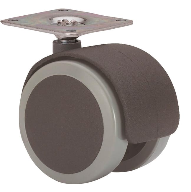 RUEDA MUEBLES 50MM POLIURETANO. HASTA 50KG. LLANTA PLÁSTICO - 1