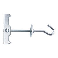 TACO METÁLICO PARA MATERIAL HUECO CON GANCHO  DIÁMETRO 12MM LONGITUD 100MM NOUTAC 2UDS - 1