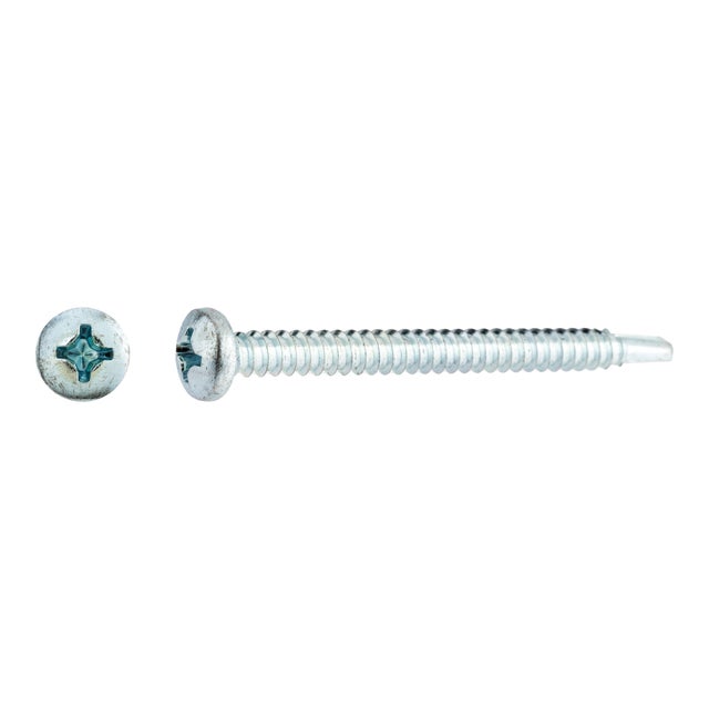 TORNILLOS ROSCA CHAPA PARA METAL CINCADOS 5,5X63MM. 100UDS