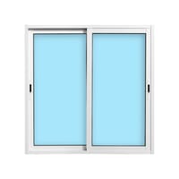 VENTANA ALUMINIO CORREDERA BLANCA 120X120CM - 1