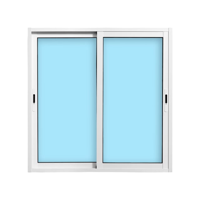 VENTANA ALUMINIO CORREDERA BLANCA 120X120CM