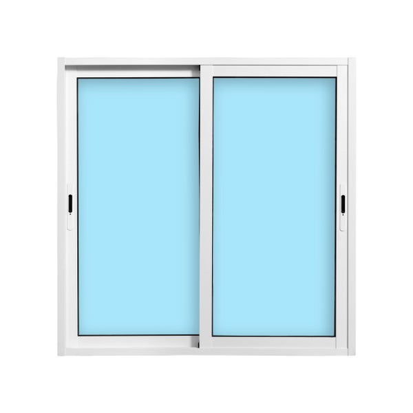 VENTANA ALUMINIO CORREDERA BLANCA 120X120CM