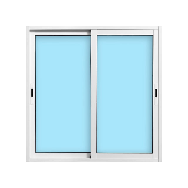 VENTANA ALUMINIO CORREDERA BLANCA 120X120CM