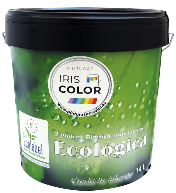 PINTURA PLASTICA INTERIOR MATE ECOLOGICA 14L BLANCO - 1