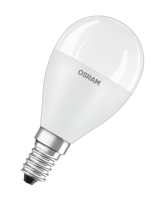 BOMBILLA LED ESFERICA E14 806LM 6.5W LUZ CALIDA OSRAM - 1