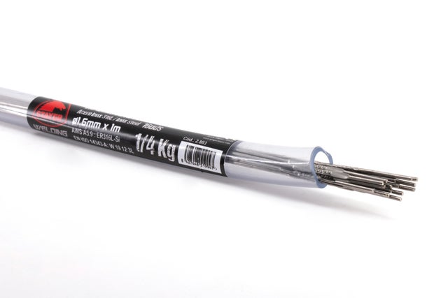 16 VARILLAS APORTACION TIG ACERO INOX 1.6MM ER316L