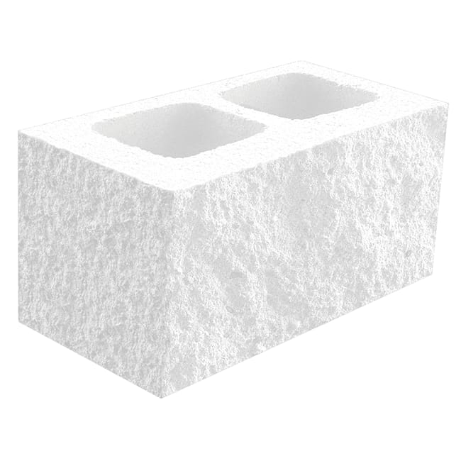 BLOQUE DE HORMIGÓN SPLIT DOBLE ESQUINA ALBERO  39X19X19 CM - 1