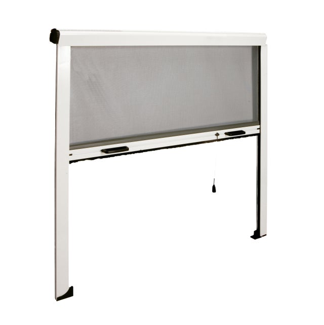 MOSQUITERA ENROLLABLE ALUMINIO BLANCA 140X150CM
