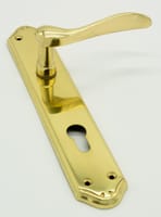 JUEGO DE MANILLA PLACA CON BOCALLAVE 85 MM LATON 2000 - 1